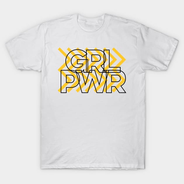 power girl T-Shirt by Menzo